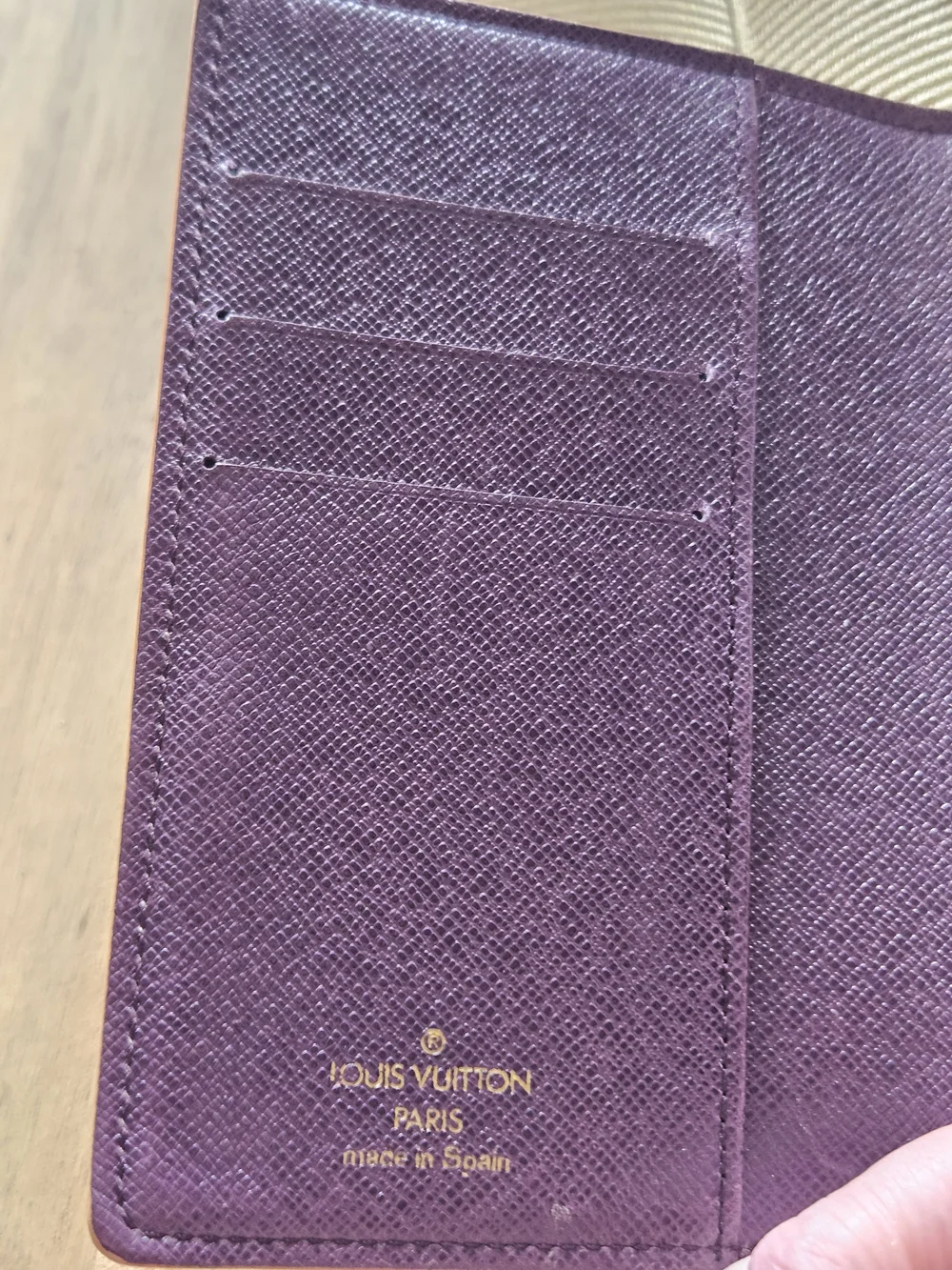 Louis Vuitton Yellow Epi Leather Agenda Cover with Snap